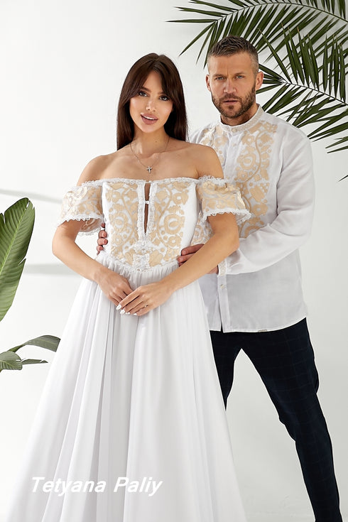 Dress Zabava and men's embroidery Peter