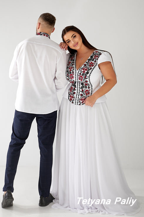 Women's set Magnolia (corset, skirt, sleeves) and Vyshyvanka Ivan