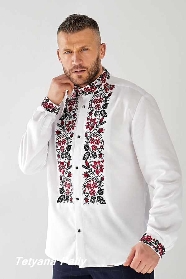 Vyshyvanka Ivan two stripes on the chest