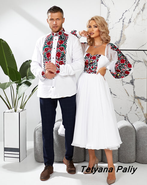 Dress Muse, men's shirt Timur (red)