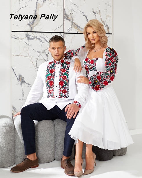 Dress Muse, men's shirt Timur (red)