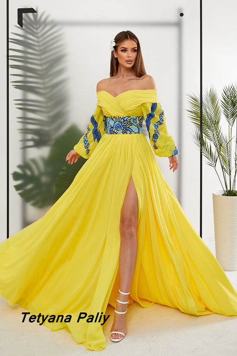 Belle dress, Borys men's embroidered shirt