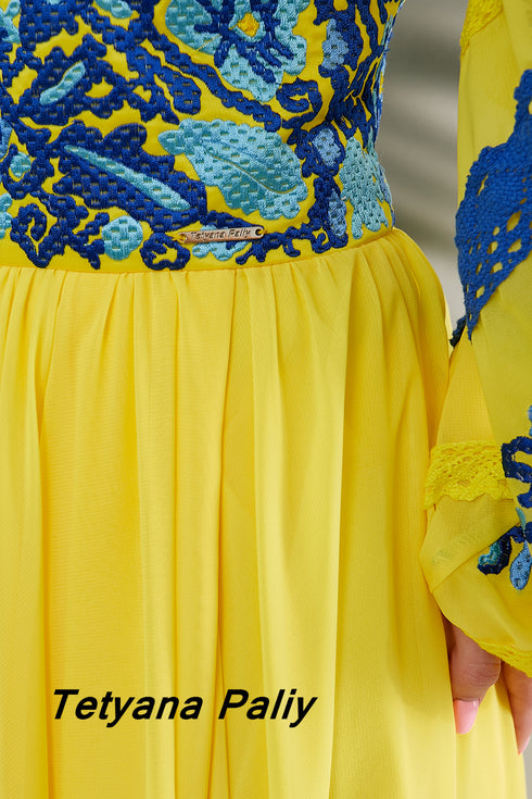 Belle dress, Borys men's embroidered shirt