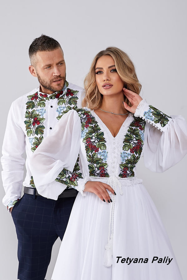 Melania's dress and Matviy's embroidery