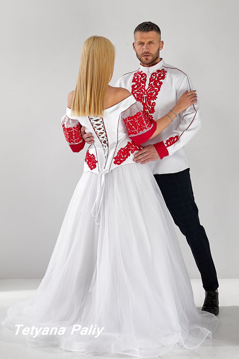 Women's set Palageya (corset and skirt ) and Vyshyvanka Palladium