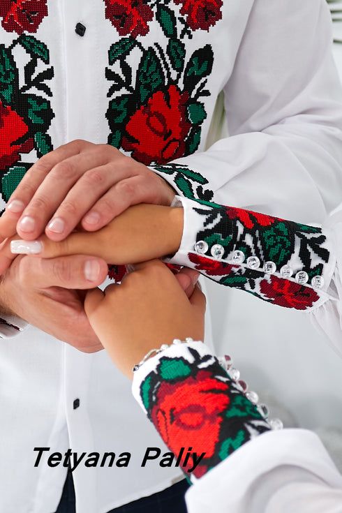 Margarita Midi Dress, Embroidery by Bogdan