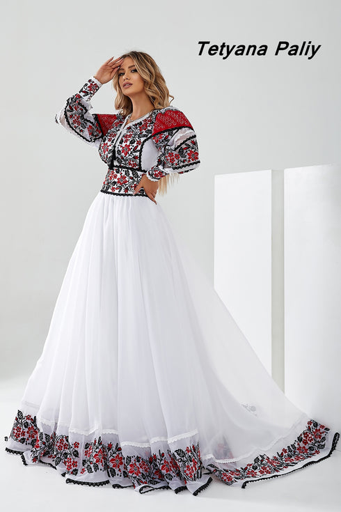 Embroidered dress Galyna