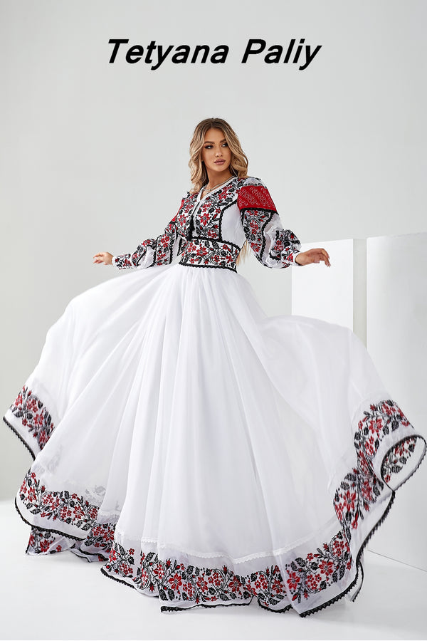 Embroidered dress Galyna
