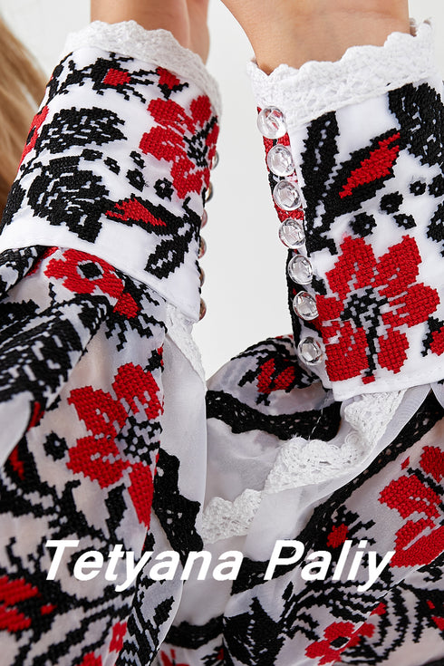 Embroidered dress Galyna