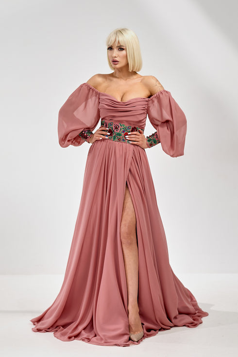 Mila dress (dirty pink)