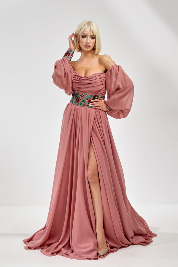 Mila dress (dirty pink)