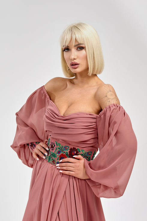 Mila dress (dirty pink)