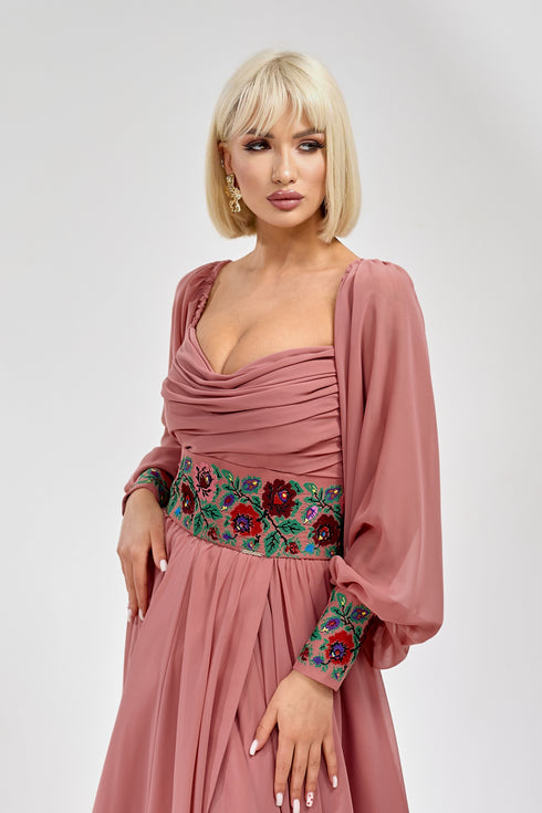 Mila dress (dirty pink)
