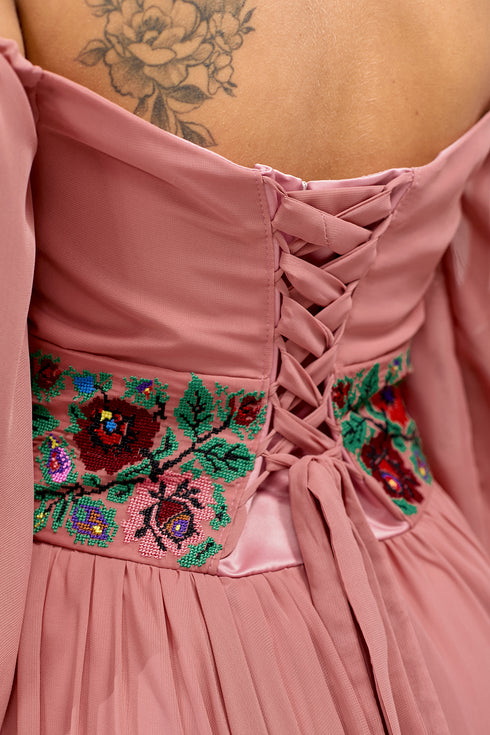 Mila dress (dirty pink)