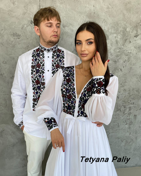 Mia's dress and Matey's embroidery