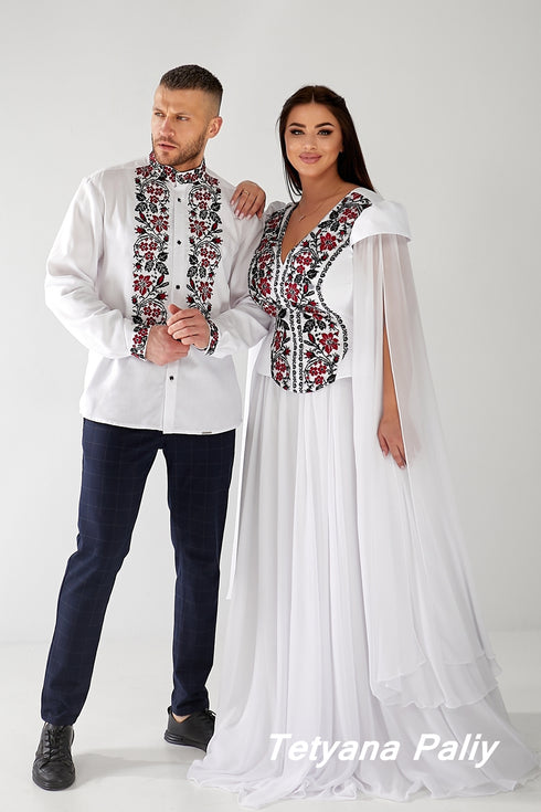 Women's set Magnolia (corset, skirt, sleeves) and Vyshyvanka Ivan