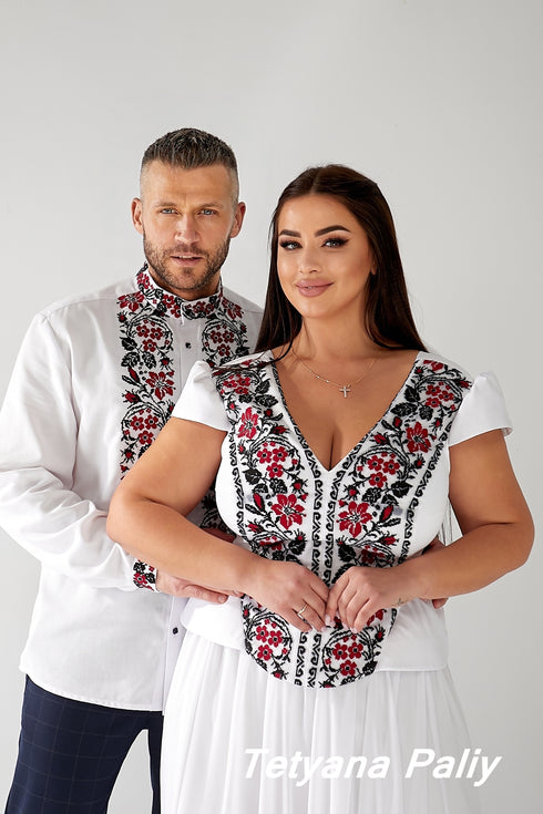 Women's set Magnolia (corset, skirt, sleeves) and Vyshyvanka Ivan