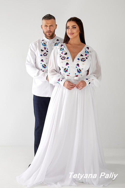 Daryna's dress and Dariy's embroidery
