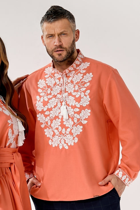 Lavr men's shirt (Coral)
