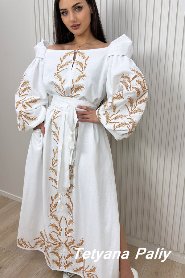 Embroidered dress Polina