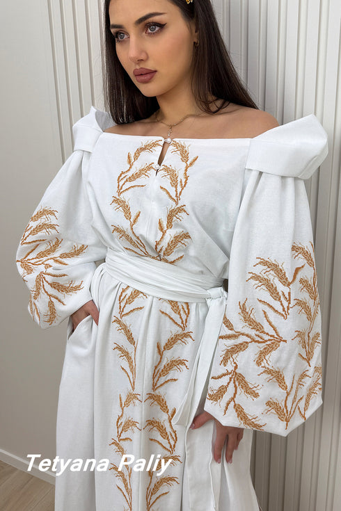 Embroidered dress Polina