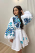 Embroidered dress Peony