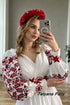 Embroidered dress Ksenia and men's embroidered shirt Oksen