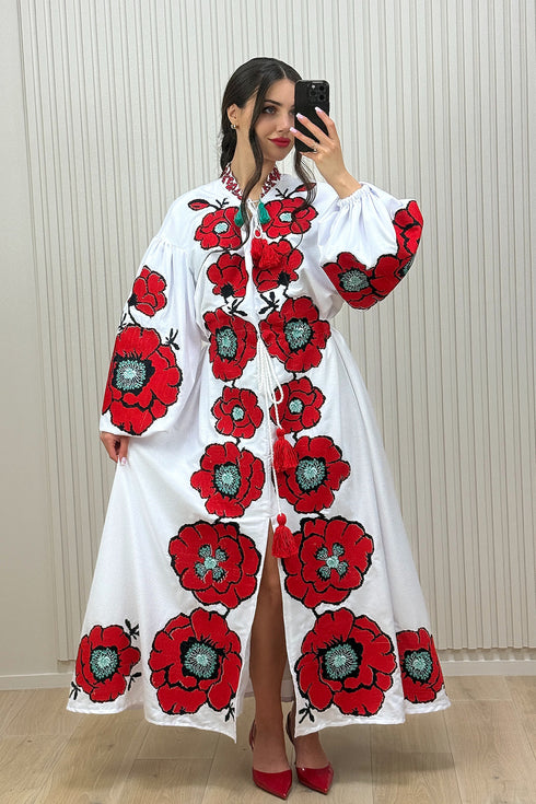 Embroidered dress Makiya