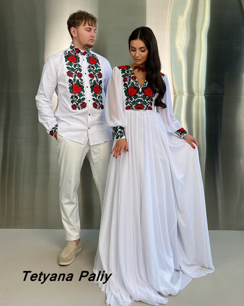 Dress "Coral" and shirt "Bogdan"