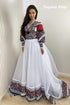 Dress Galyna with red and black embroidery