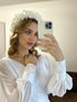 Dress Petunia embroidery white on white Midi