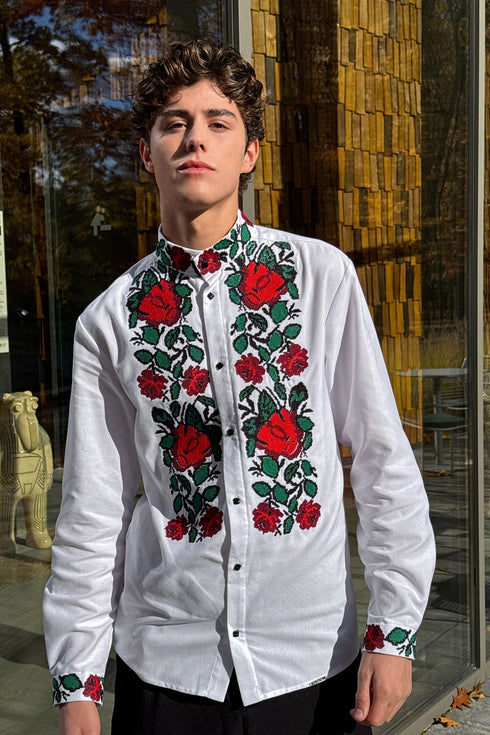 Vyshyvanka Bogdan (red-green embroidery)