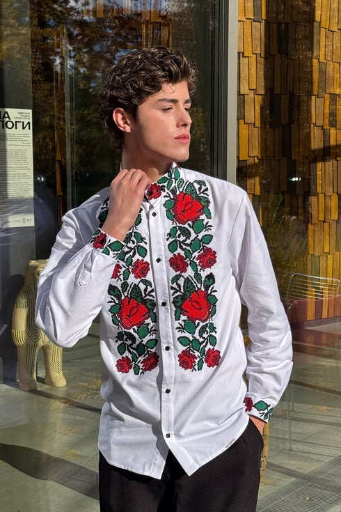 Vyshyvanka Bogdan (red-green embroidery)