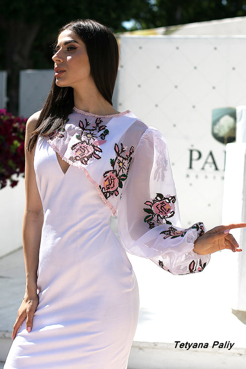 Yaryna's dress with a bolero