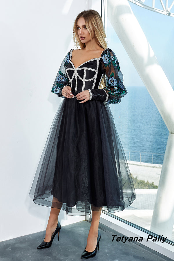 Dress Tsvitana, midi (black)