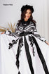 Dress Lyubava ( black embroidery )