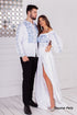 Dress Karina, men's shirt Kyrylo (with embroidered sleeves)