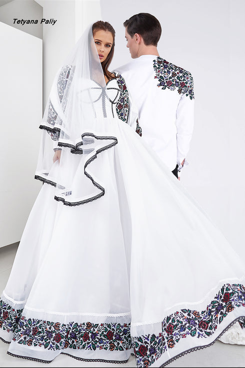 Dress Yanina, men's shirt Dmytro