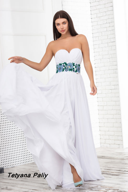 Zarina and Men's shirt Lev (blue embroidery)