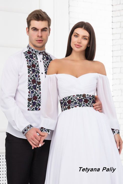 Dress Margarita, man's shirt Matei