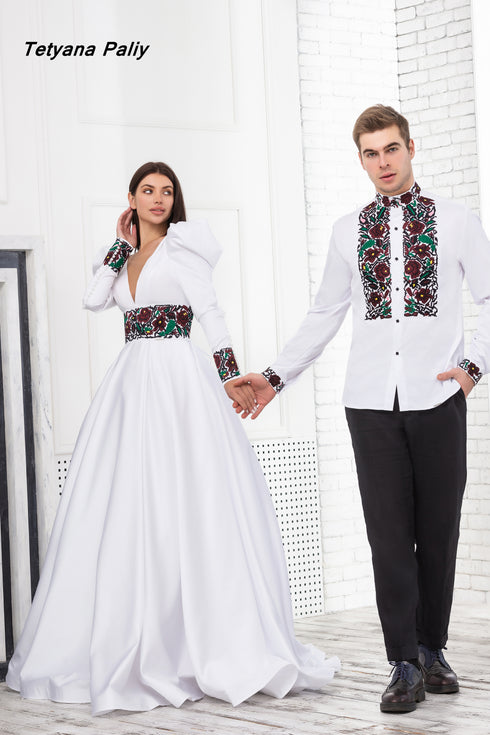 Dress Tiana, men's shirt Timur