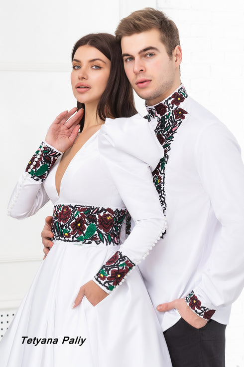 Dress Tiana, men's shirt Timur