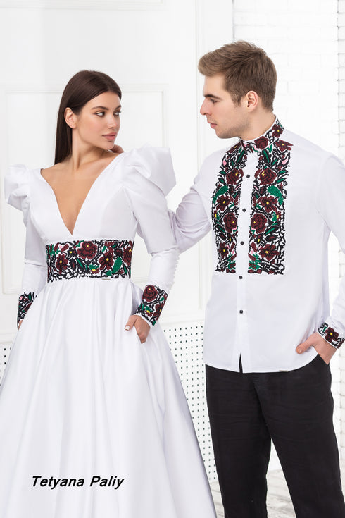 Dress Tiana, men's shirt Timur