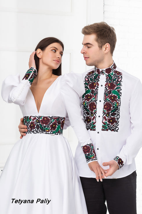 Dress Tiana, men's shirt Timur