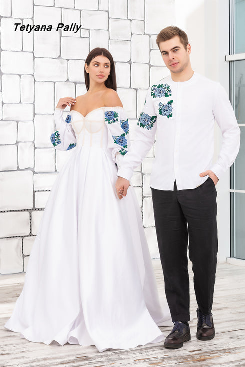 Dress Tsvitana, men's shirt Tsoi