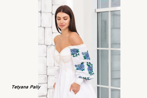 Dress Tsvitana, men's shirt Tsoi