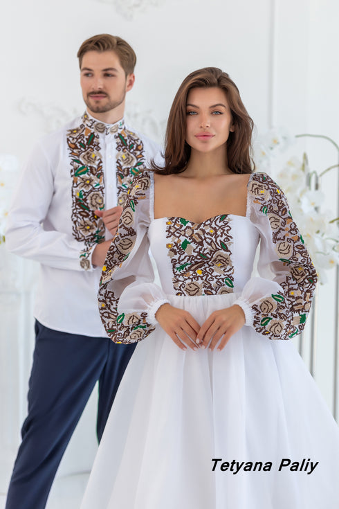 Сукня Муза, чоловіча сорочка Тимур