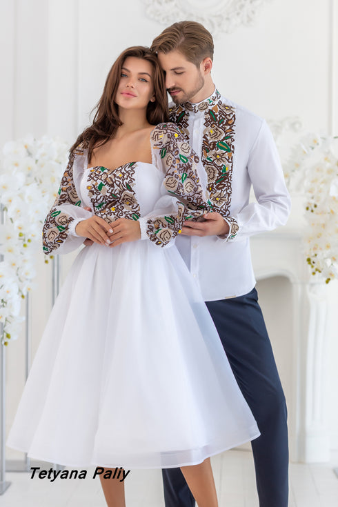 Сукня Муза, чоловіча сорочка Тимур