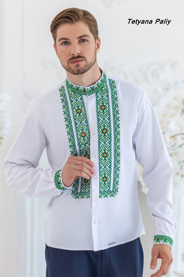 Вишиванка Ілля (зелена вишиванка)