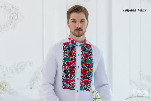 Vyshyvanka Timur ( Red embroidery )